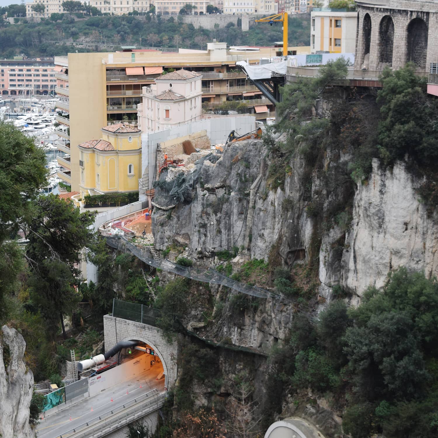 Chantier de l'Ecrin de Malachite à Monaco