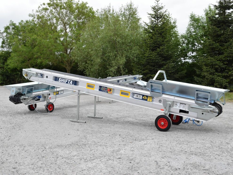 Een mini transportband uit het Sautec-assortiment
